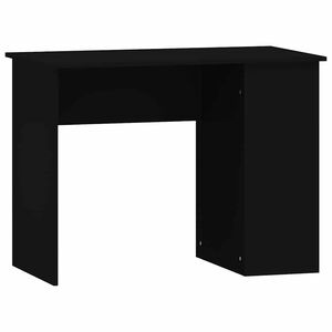 vidaXL Ra&scaron;omasis stalas, juodos spalvos, 100x55x75cm, apdirbta mediena