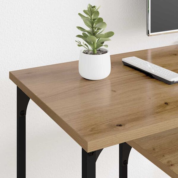 vidaXL Televizoriaus spintelė Amatininkų ąžuolas 102 x 35 x 45,5 cm