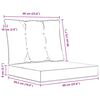 vidaXL Lauko sofa pagalvėlė 2 pcs Turkio Poliesteris