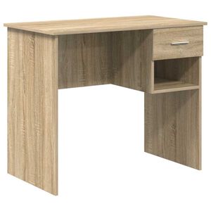 vidaXL Stalas Sonoma ąžuolas 90 x 49 x 75 cm Apdirbta mediena
