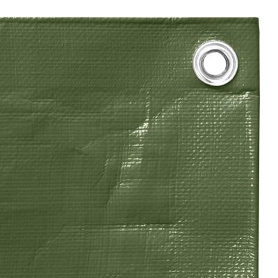 vidaXL Tentas, žalios spalvos, 4x4m, 260g/m², HDPE