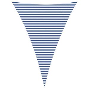 vidaXL Saulės burė Mėlyna ir balta 5 x 7 x 7 m