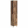 vidaXL Spintelė 2 pcs 33 x 34,5 x 90 cm Apdirbta mediena