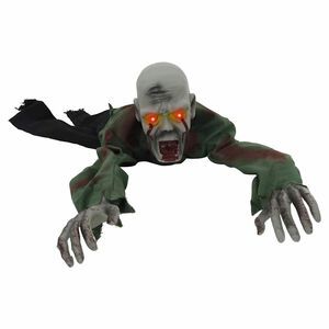 vidaXL Helovino dekoracija zombis SPOOKA Žalia 110 x 50 x 21 cm