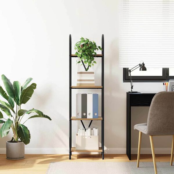 vidaXL Knygų lentyna Amatininkų ąžuolas 40 x 30 x 146 cm