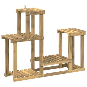 vidaXL Augalų stovas Balta 90 x 25 x 73 cm Kietos akacijos mediena