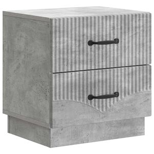 vidaXL &Scaron;alia lovos spintelė Betono pilka 43 x 34,5 x 44,5 cm