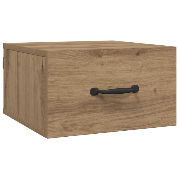 vidaXL &Scaron;alia lovos spintelė su stalčių Meistrų ąžuolas 35 x 35 x 20 cm