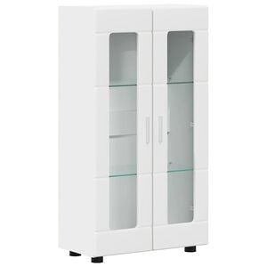 vidaXL Kabalas FLORIN 55,5 x 29 x 100 cm Balta Apdirbta mediena