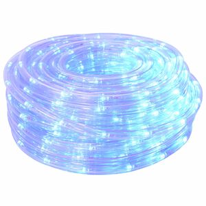 vidaXL LED kalėdinė &scaron;viečianti žarna 240 LED Mėlyna ir 10 m