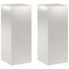 vidaXL Augalų stovas 2 pcs Sidabrinė 40 x 40 x 100 cm Plienas