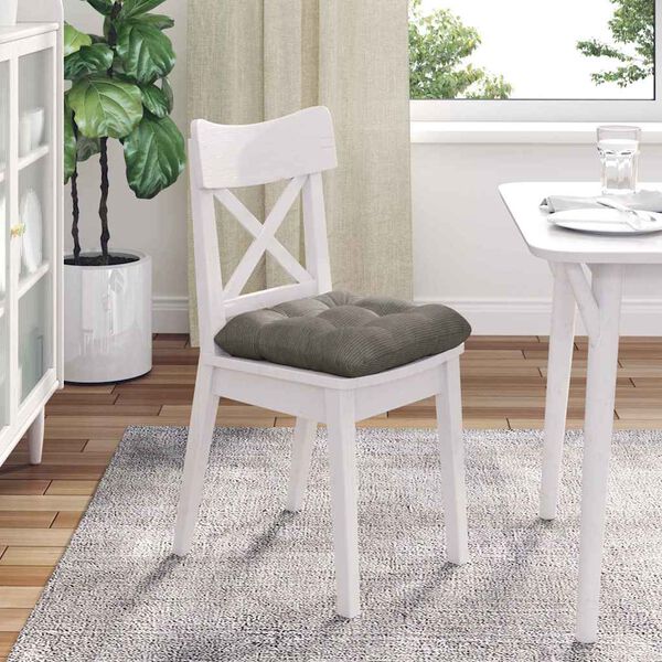 vidaXL Sėdynių pagalvėlės 4 pcs Šviesiai pilka 40 x 40 cm