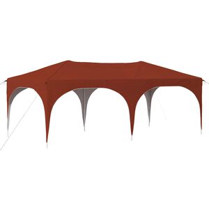 vidaXL Pop-up &scaron;ventinis palapinė 575 x 288 x 245 cm Terakotos