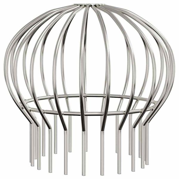 vidaXL Latako lapo apsauga 8 pcs Sidabro 160 mm Nerūdijantis Plienas