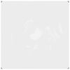vidaXL Skaidrus brezentas su kilpelėmis, 2x2 m, PVC