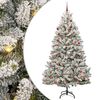 vidaXL Dirbtinė Kalėdų eglutė 210 cm 300 LED &Scaron;ilta balta