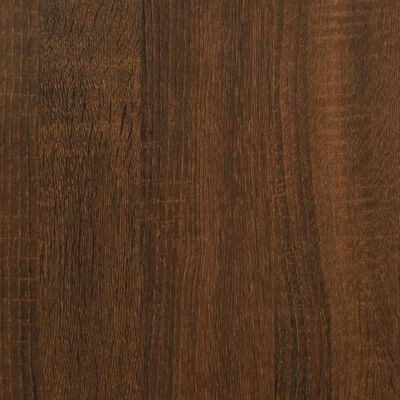 vidaXL Konsolinis staliukas, rudas ąžuolo, 75x34,5x75cm, mediena
