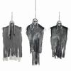 vidaXL Helovino Kabančios Ghost 3 vnt. Juoda 66 x 110 cm Poliesteris