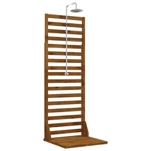 vidaXL Lauko du&scaron;as 205,5 cm Natūrali