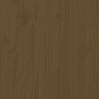 vidaXL Sieninis galvūgalis, medaus rudas, 95,5x3x110cm, pušies masyvas
