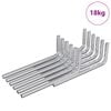 vidaXL Hex raktas 4675 pcs Sidabro 20 x 52 mm Plienas