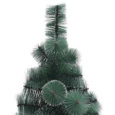 vidaXL Dirbtinė Kalėdų eglutė su stovu, žalios spalvos, 120cm, PET