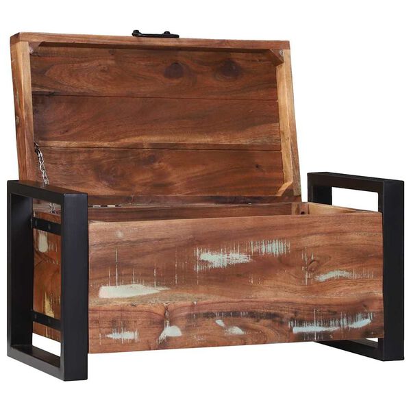 vidaXL Saugojimo dėžės 60 x 30 x 30 cm Perdirbtos medienos masyvas