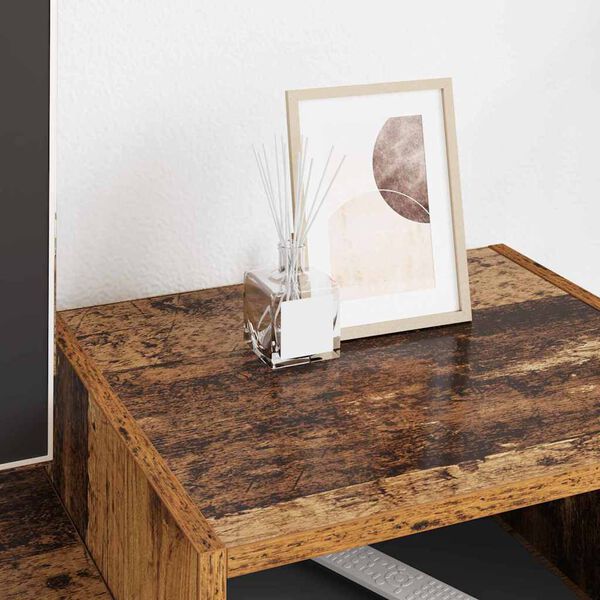 vidaXL Televizoriaus spintelė Senovinis medis 160 x 35 x 55 cm