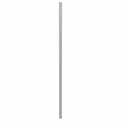 vidaXL Tvoros stulpai, 20vnt., sidabriniai, 150cm, plienas