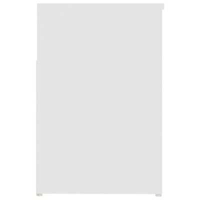 vidaXL Batų suoliukas, baltos spalvos, 80x30x45cm, MDP