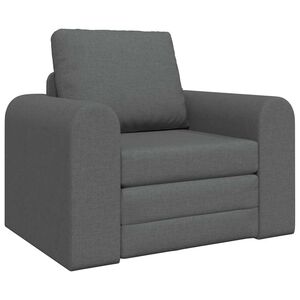 vidaXL Sofa lova Tamsiai pilka 98 x 71 x 83 cm audinys