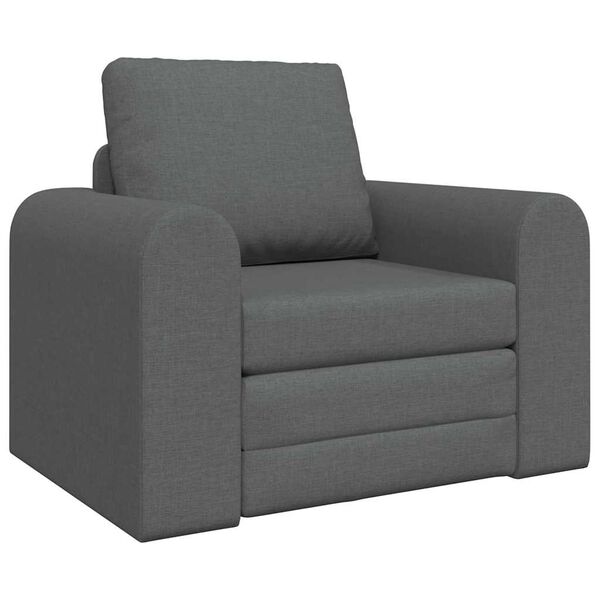 vidaXL Sofa lova Tamsiai pilka 98 x 71 x 83 cm audinys