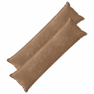 vidaXL Pagalvėlės užvalkalas 2 pcs HOUTEN Ruda 40 x 145 cm