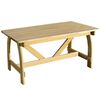 vidaXL Sodo stalas, 150x74x75cm, impregnuota pu&scaron;ies mediena