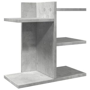 vidaXL Ra&scaron;omojo stalo lentyna, betono, 42x21,5x42cm, apdirbta mediena