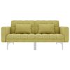 vidaXL Sofa-lova, žalios spalvos, audinys