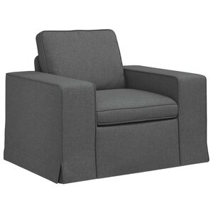 vidaXL Sofa Tamsiai pilka 103 x 80 x 82 cm audinys