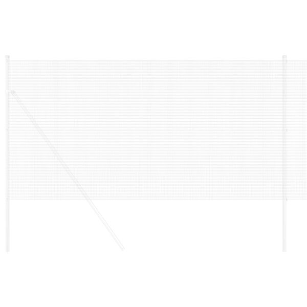 vidaXL Suvirinto vielos tvoros Sidabro 0.6 x 50 m