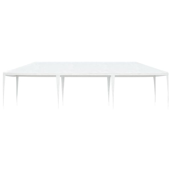 vidaXL Proginė palapinė, baltos spalvos, 4x9m