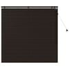 vidaXL Venecijos žaliuzės Tamsiai rudas 125 x 130 cm 35 mm