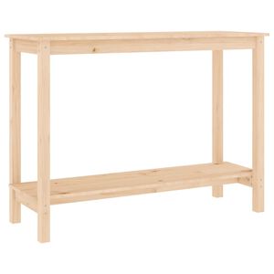 vidaXL Konsolinis staliukas, 110x40x80cm, pu&scaron;ies medienos masyvas