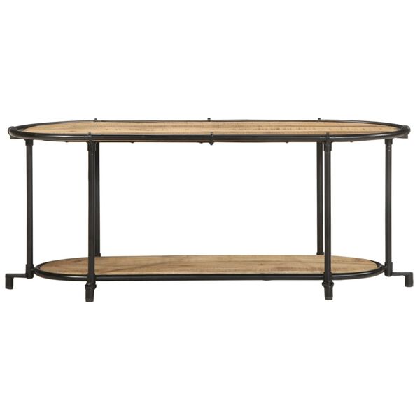 vidaXL televizoriaus spintelė 100x42x40 cm masyvo Rough Mango