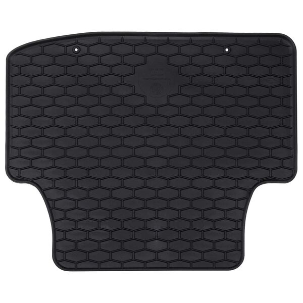 vidaXL Automobilių kilimėlis 4 pcs Juoda Guma