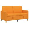 vidaXL Sofa su saugojimo vieta Tamsiai geltona 152 x 78 x 87 cm
