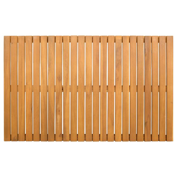 vidaXL Badematte Paprastas Ruda 80 x 50 cm Medis