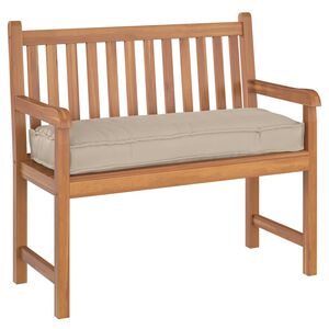 vidaXL Pagalvėlė Taupe 110 x 40 x 8 cm Oksfordo audinys