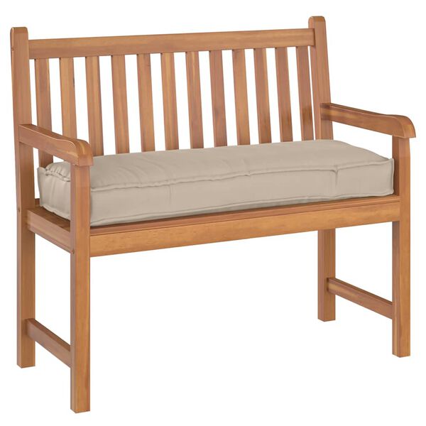 vidaXL Pagalvėlė Taupe 110 x 40 x 8 cm Oksfordo audinys