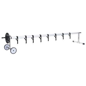 vidaXL Baseino uždangalo susukimo volas su plieniniu pagrindu