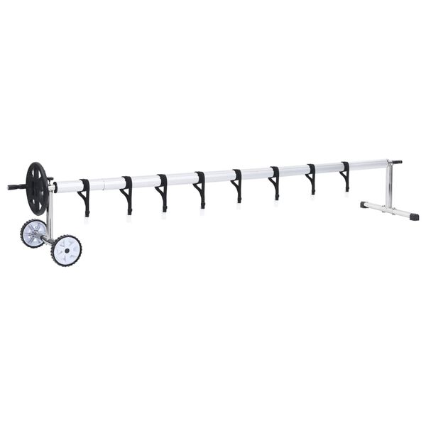 vidaXL Baseino uždangalo susukimo volas su plieniniu pagrindu