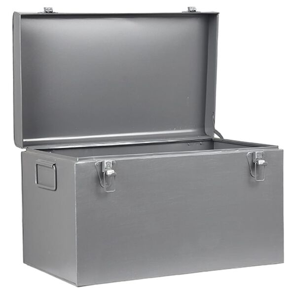 LABEL51 Daiktadėžė Vintage, pilka, 40x20x25cm, senovinio dizaino, M